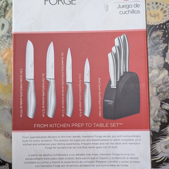 Hampton Forge cutlery sets - 2 sets and bread knife. Never used, new in boxes. - Picture 9 of 11